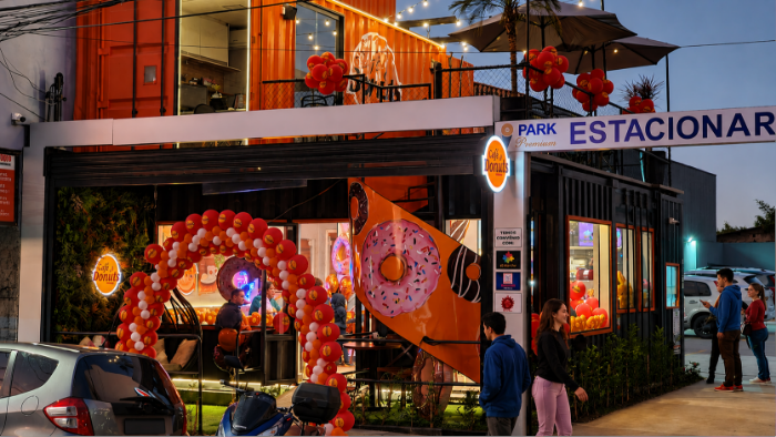 Fachada de unidade Café Donuts