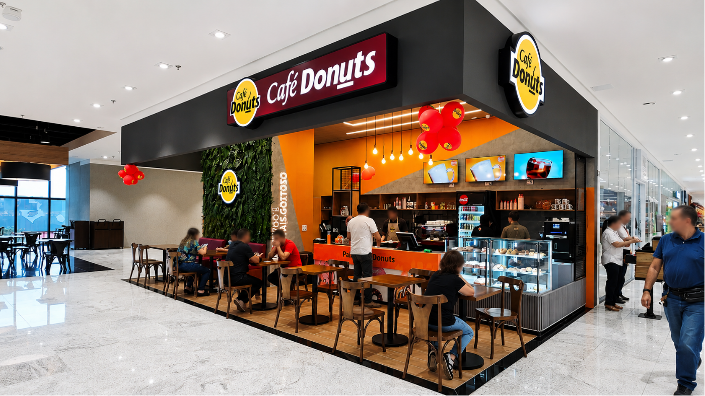 Fachada Café Donuts