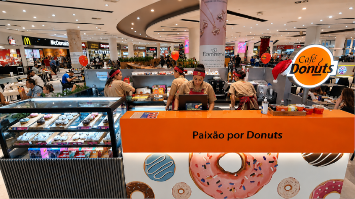 Modelo de loja Café Donuts